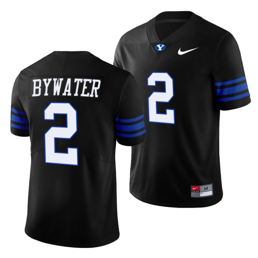 byu cougars ben bywater black 2022 shamrock series football jersey scaled