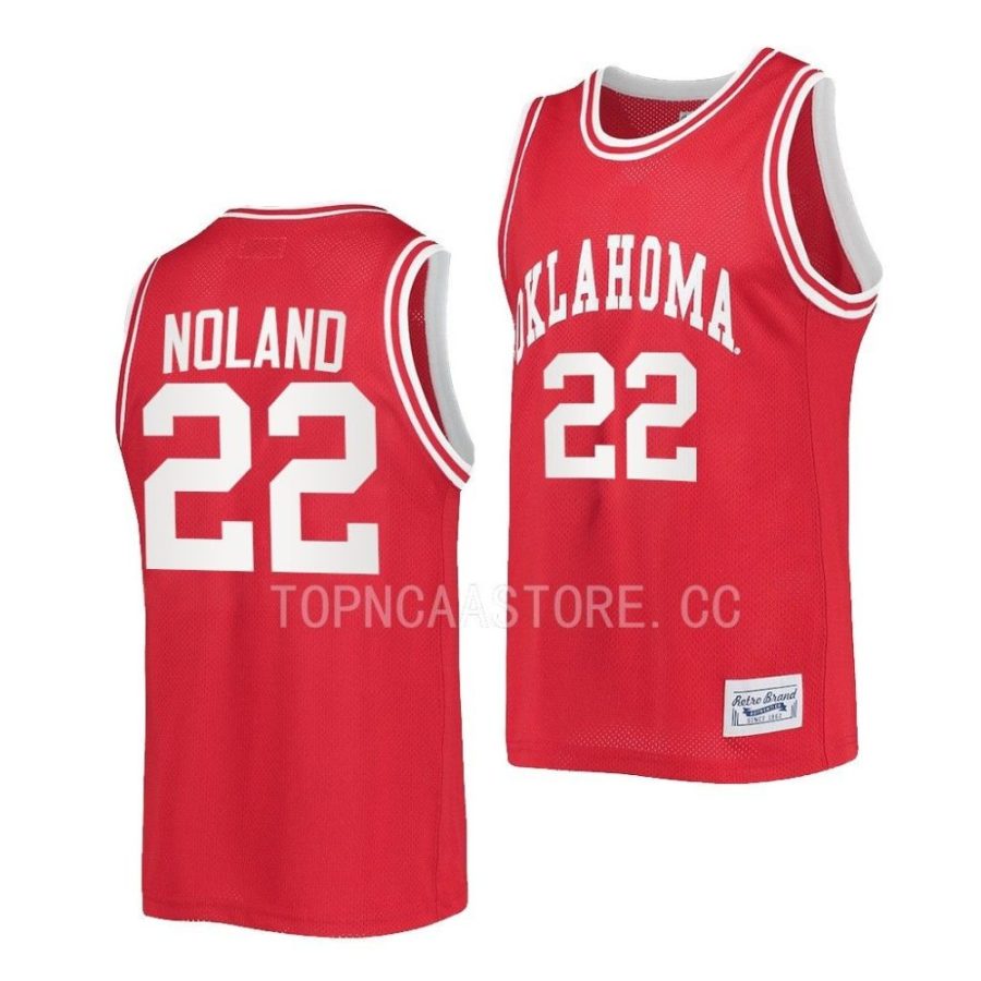 c.j. noland oklahoma sooners retro basketball 2022 23 classic jersey scaled