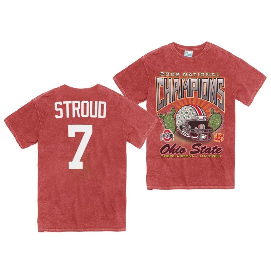 c.j. stroud vintage tubular 2002 national champs rocker red shirt scaled