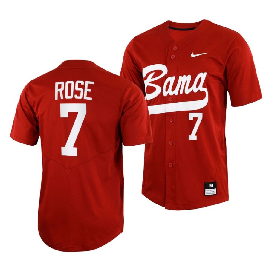 caden rose alabama crimson tide 2022college baseball menfull button jersey scaled