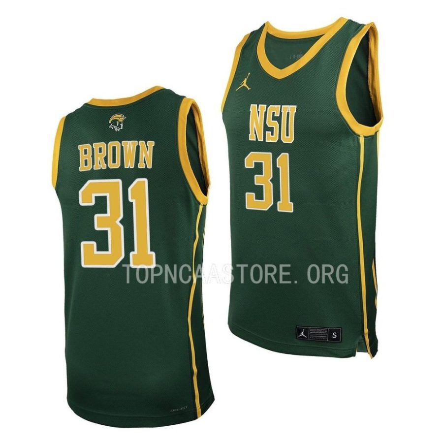 cahiem brown norfolk state spartans college basketball 2022 23 replica jersey scaled