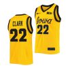 caitlin clark gold b1g tournament championship 2022 jersey scaled
