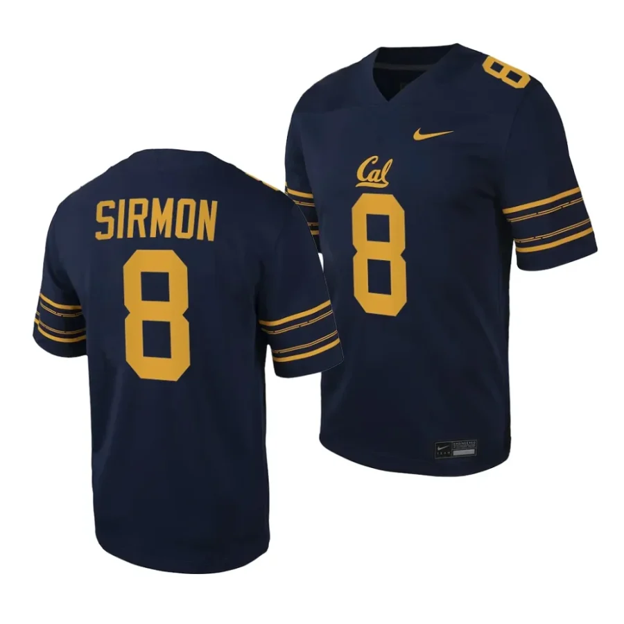 cal bears jackson sirmon black 2023nil football game jersey scaled