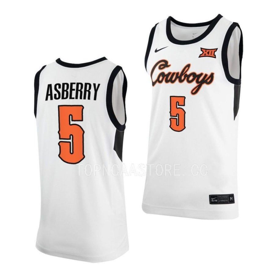 caleb asberry white classic basketball 2022 23replica jersey scaled