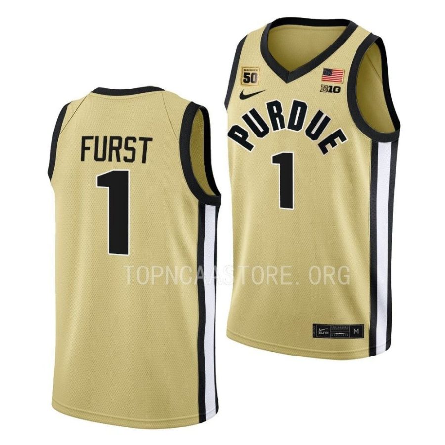 caleb furst purdue boilermakers basketball 2022 23 swanigan patch jersey scaled