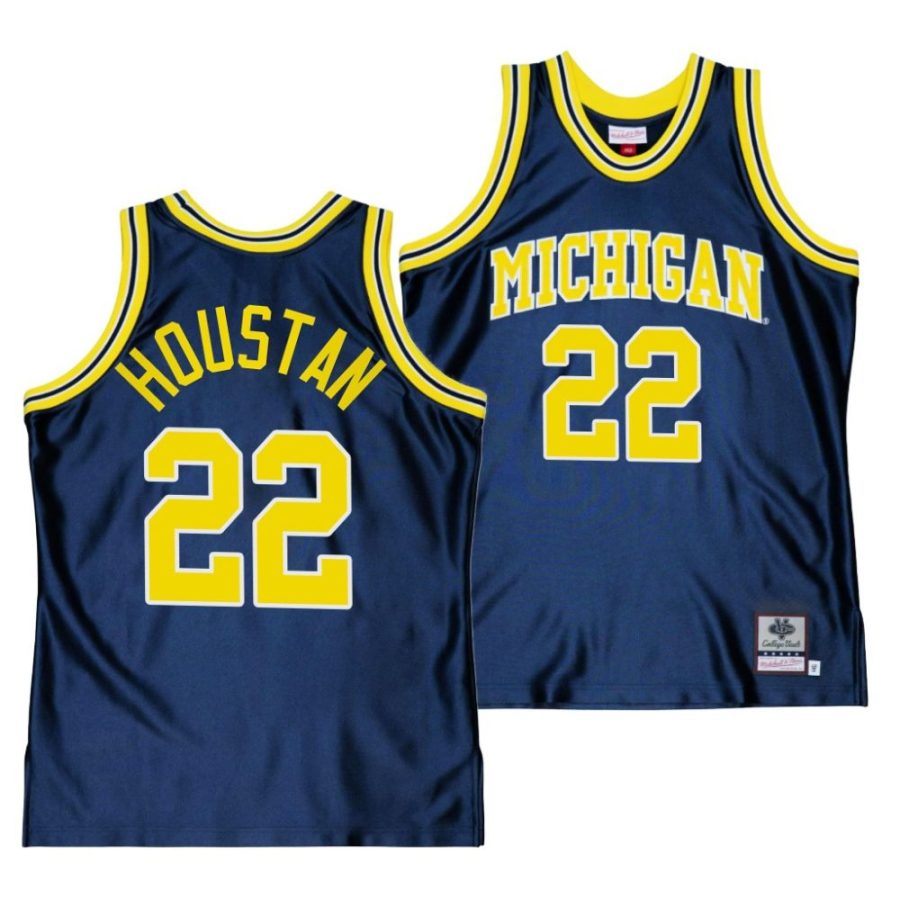 caleb houstan navy throwback college basketball jersey scaled
