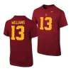 caleb williams name number college football cardinal youth shirt scaled