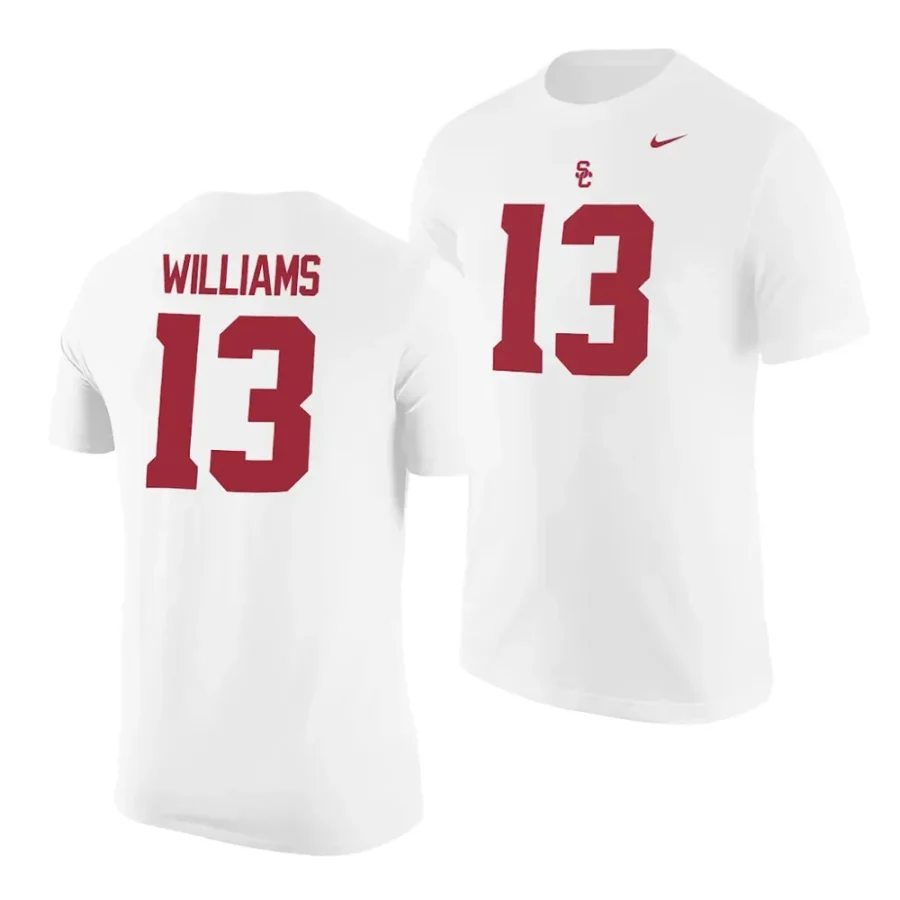 caleb williams name number college football white men shirt scaled