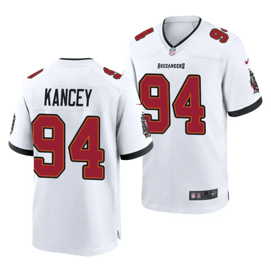 calijah kancey tampa bay buccaneers 2023 nfl draft game men white jersey scaled