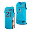 cam'ron fletcher fsu seminoles 2022 23alternate basketball replicaturquoise jersey scaled