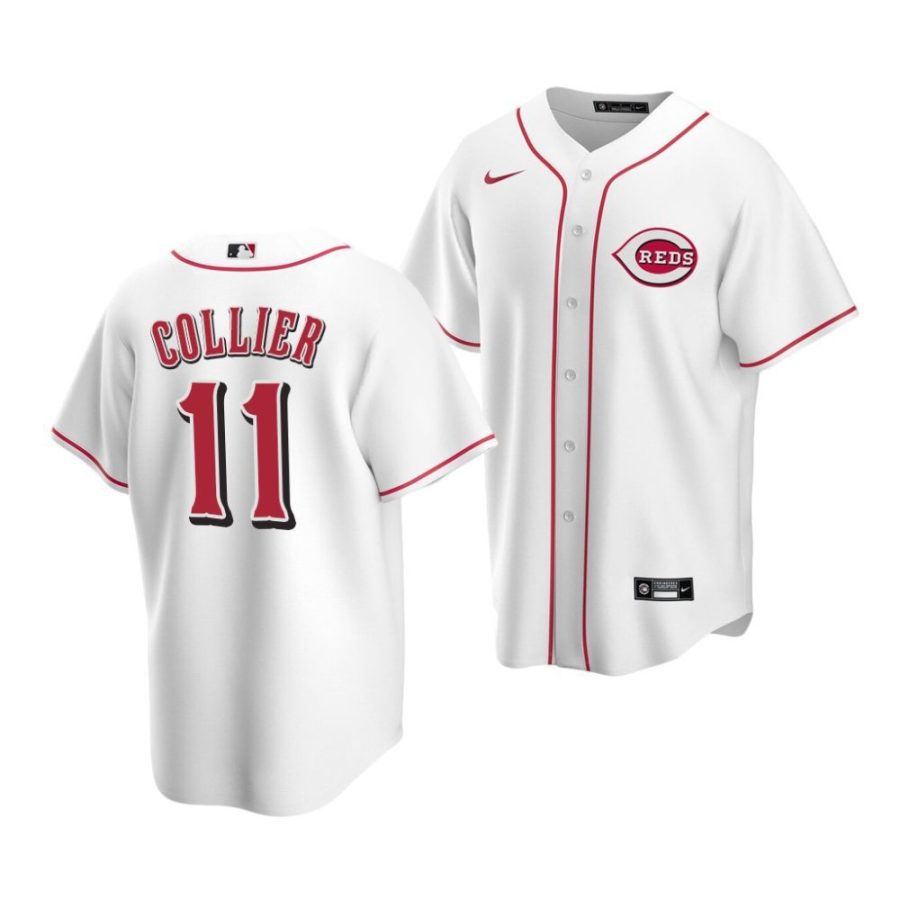 cam collier reds home 2022 mlb draft replica white jersey scaled