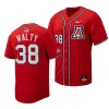 cam walty red replica baseballfull button arizona wildcats jersey scaled