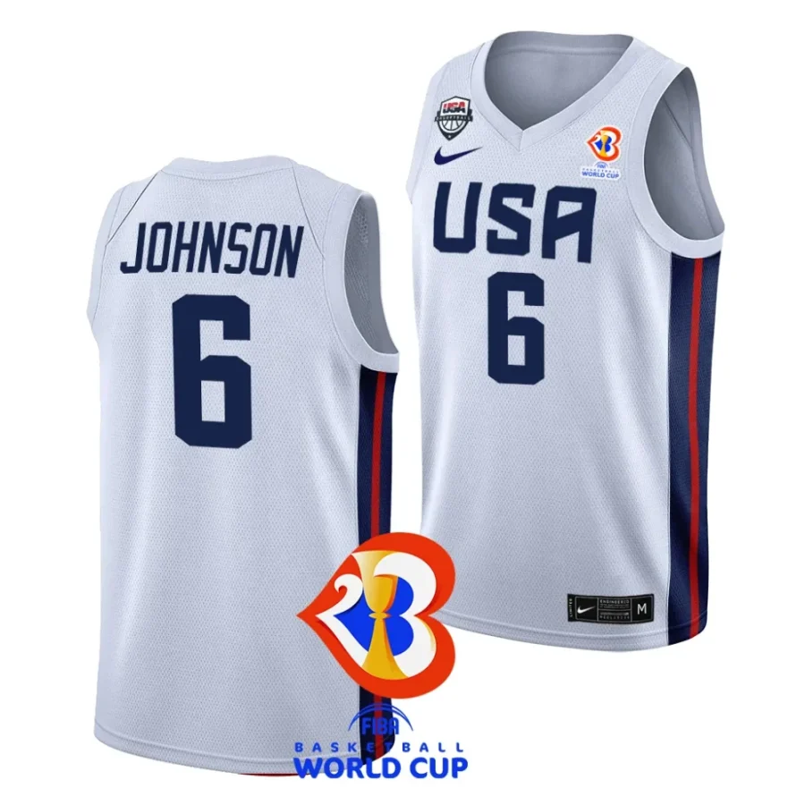 cameron johnson usa basketball 2023 fiba basketball world cup white home jersey scaled