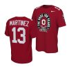 cameron martinez 1922 2022 the shoe 100th anniversary scarlet shirt scaled