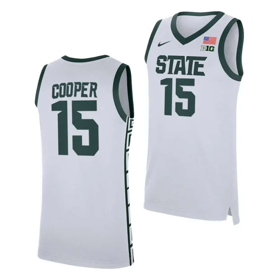 carson cooper white replica basketball 2023 24 jersey scaled