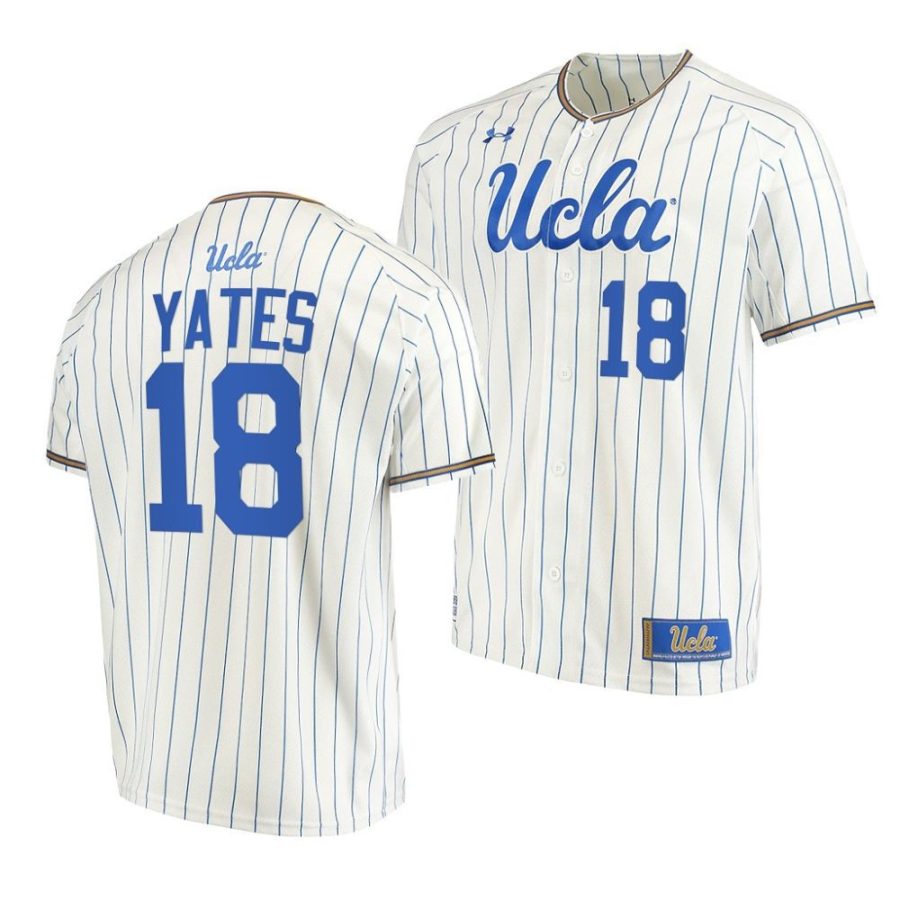 carson yates ucla bruins 2022college baseball menstripes jersey scaled