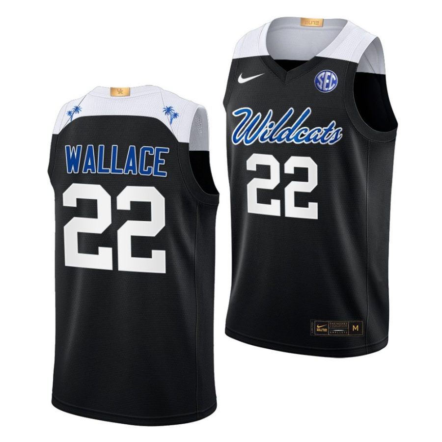 cason wallace kentucky wildcats 2022 23college basketball eliteblack jersey scaled