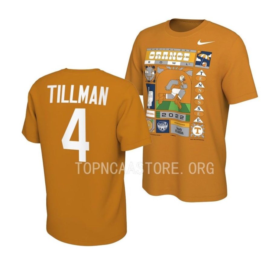 cedric tillman illustrated 2022 orange bowl orange shirt scaled