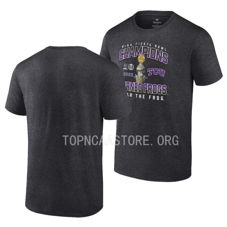charcoal 2022 fiesta bowl championscollege football playoff tcu horned frogs men shirt scaled