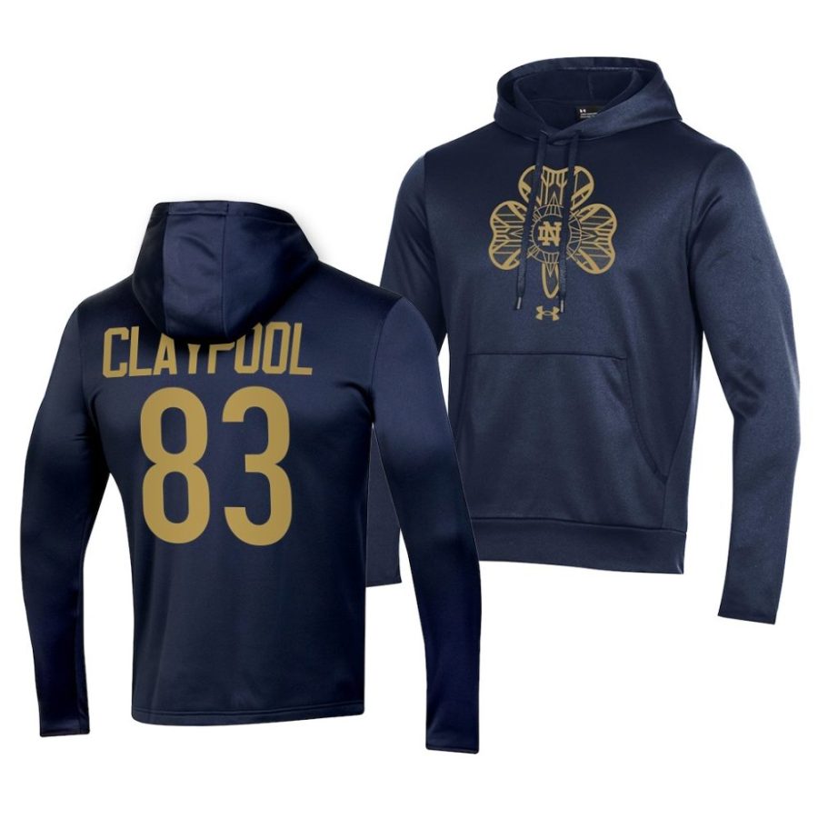 chase claypool navy 2022 shamrock series fleece pullover hoodie scaled