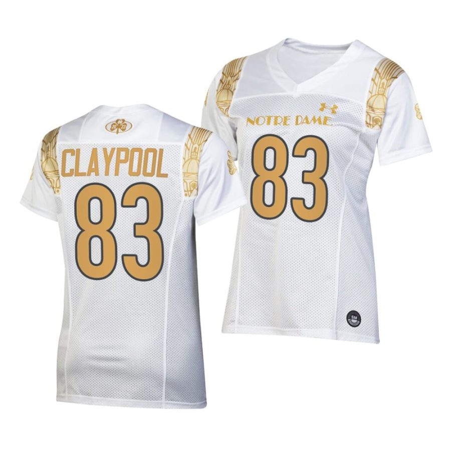 chase claypool white 2022 shamrock series women jersey scaled