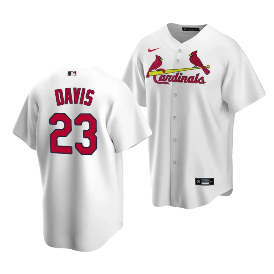 chase davis cardinals replica home 2023 mlb draft white jersey scaled