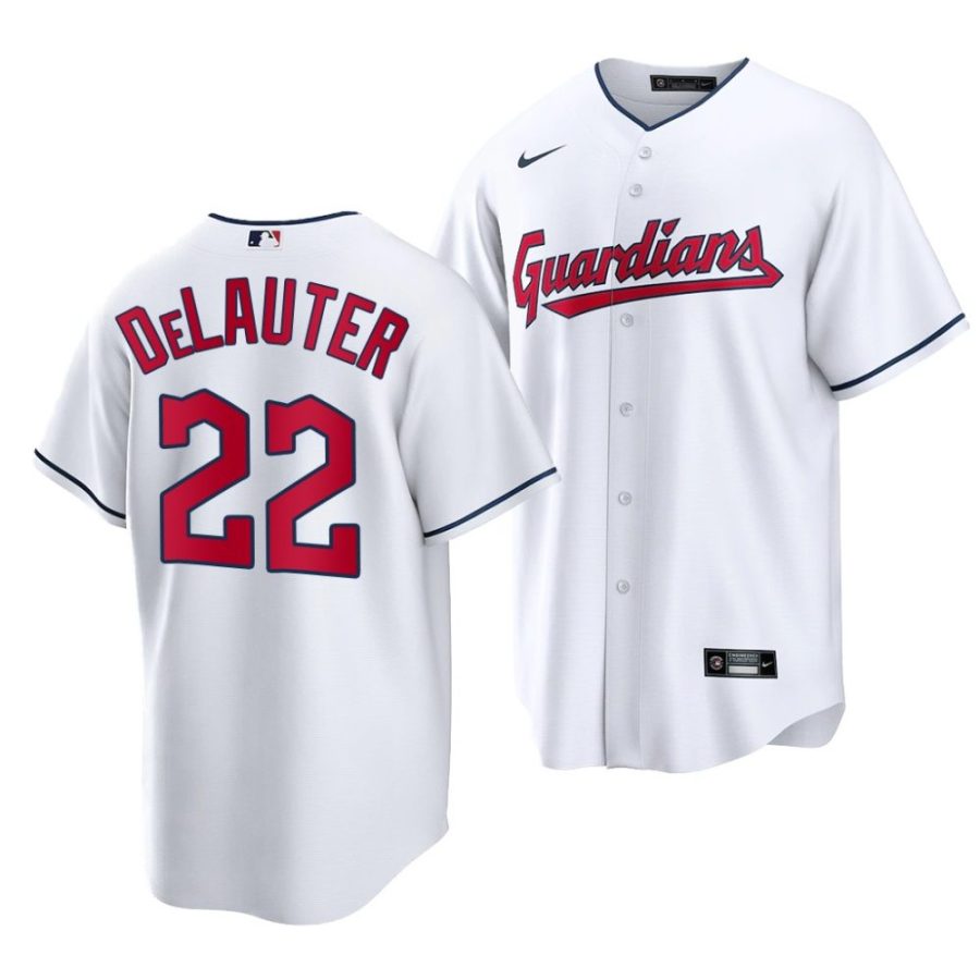 chase delauter guardians home 2022 mlb draft replica white jersey scaled