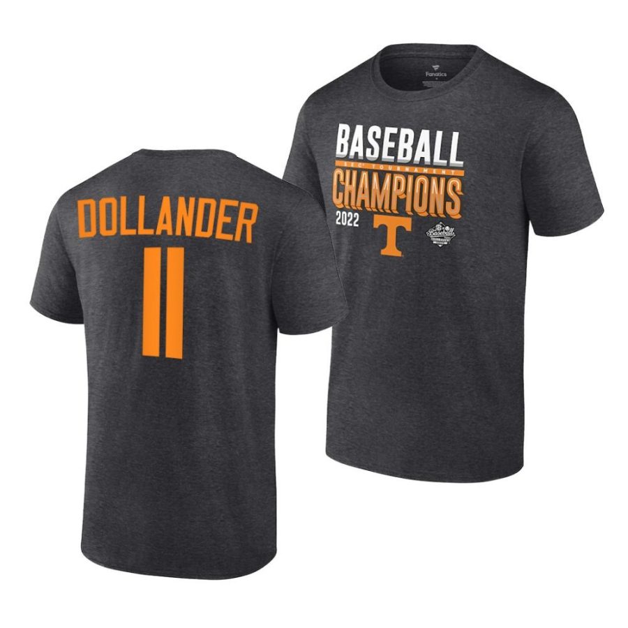 chase dollander locker room 2022 sec baseball tournament champions charcoal shirt scaled