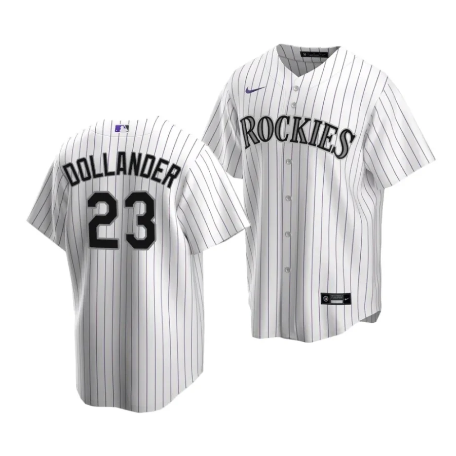 chase dollander rockies replica home 2023 mlb draft white jersey scaled