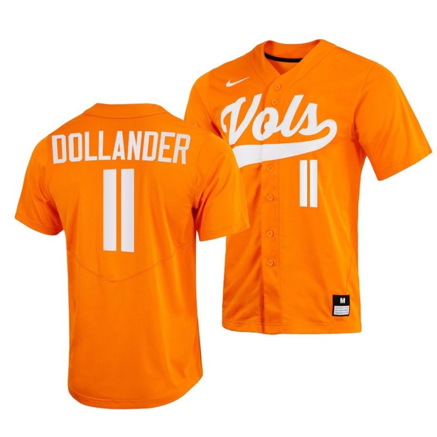 chase dollander tennessee volunteers 2023 mlb draft top prospects mencollege baseball jersey 0 scaled