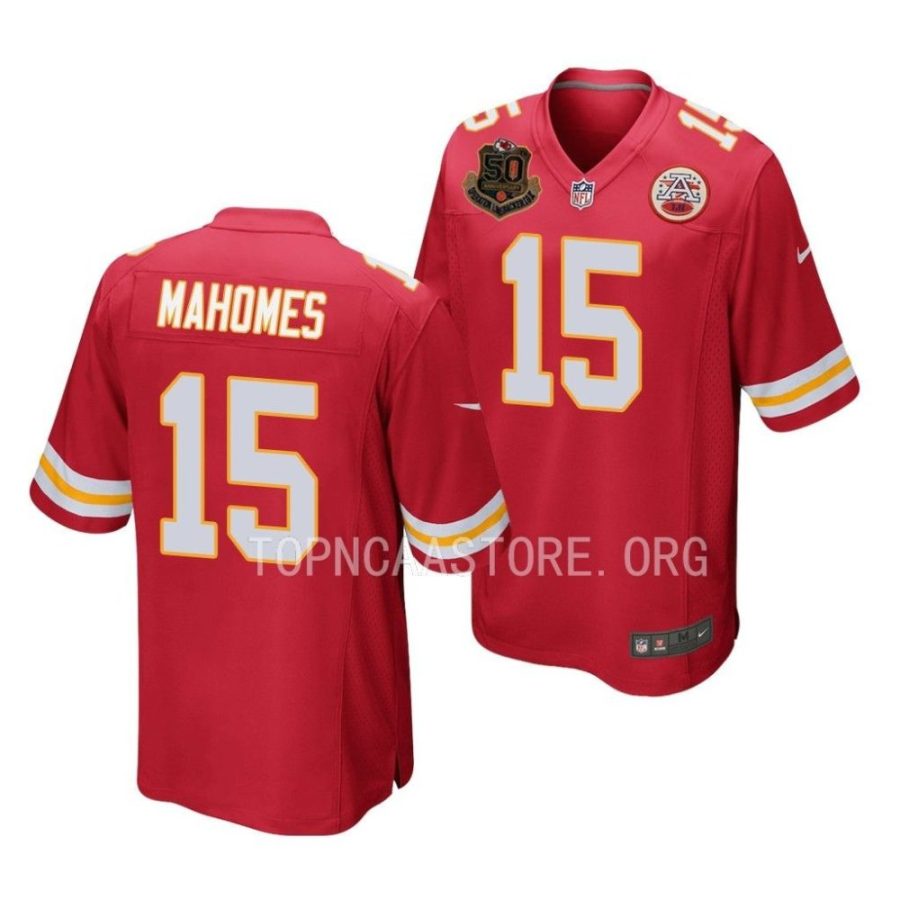 chiefs patrick mahomes red 50th anniversary of operation linebacker jersey scaled