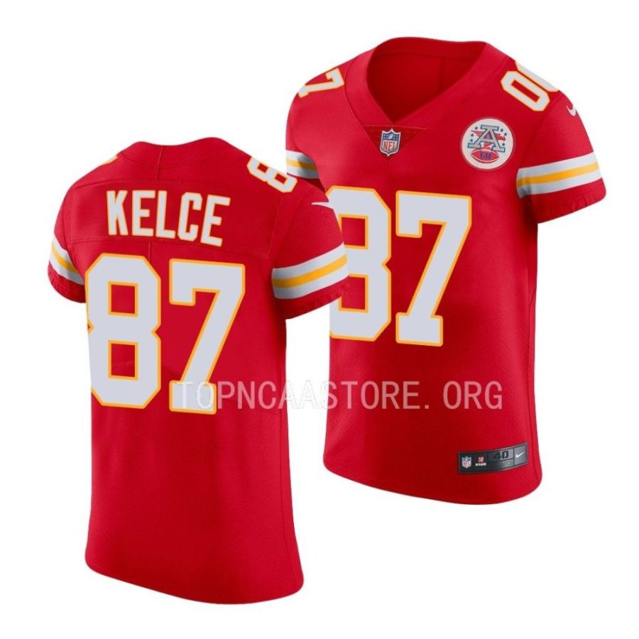 chiefs travis kelce red vapor elite jersey scaled