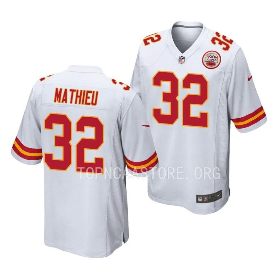 chiefs tyrann mathieu white game jersey scaled