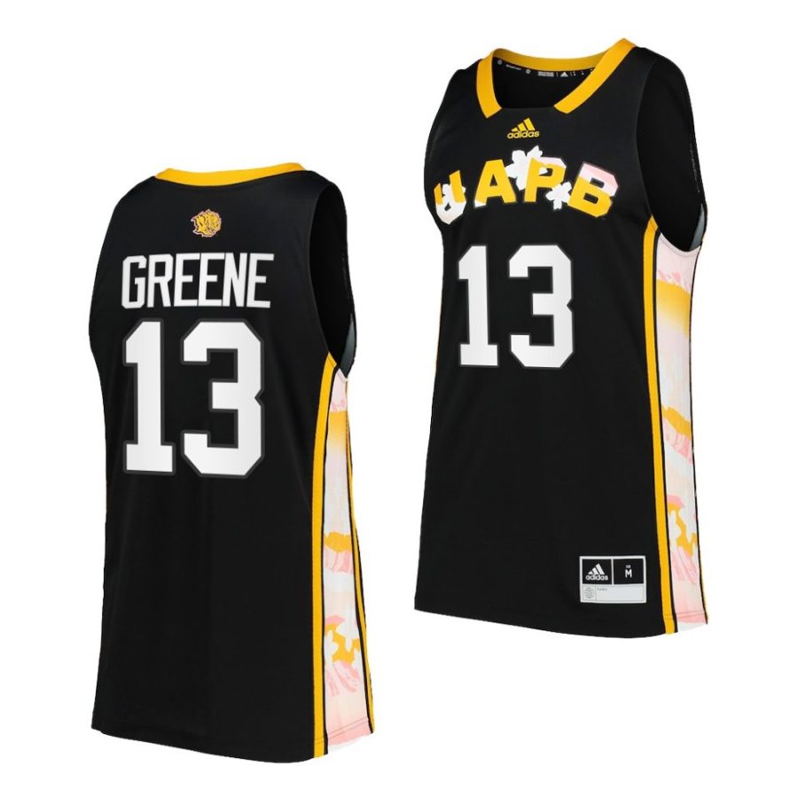 chris greene uapb golden lions honoring black excellence replica basketballblack jersey scaled