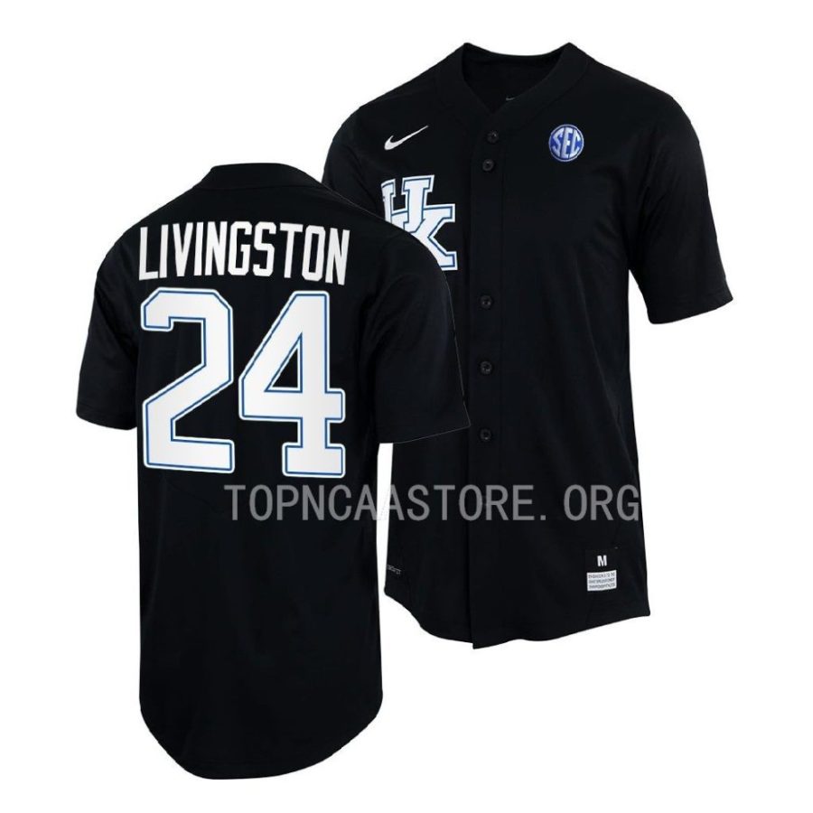 chris livingston kentucky wildcats baseball shirt menfull button jersey scaled