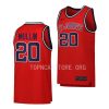 chris mullin st. john's red storm replica basketball red jersey scaled