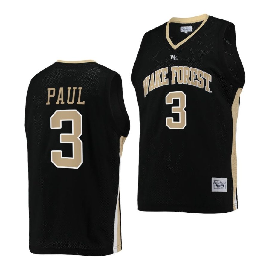 chris paul black college basketball retro jersey scaled