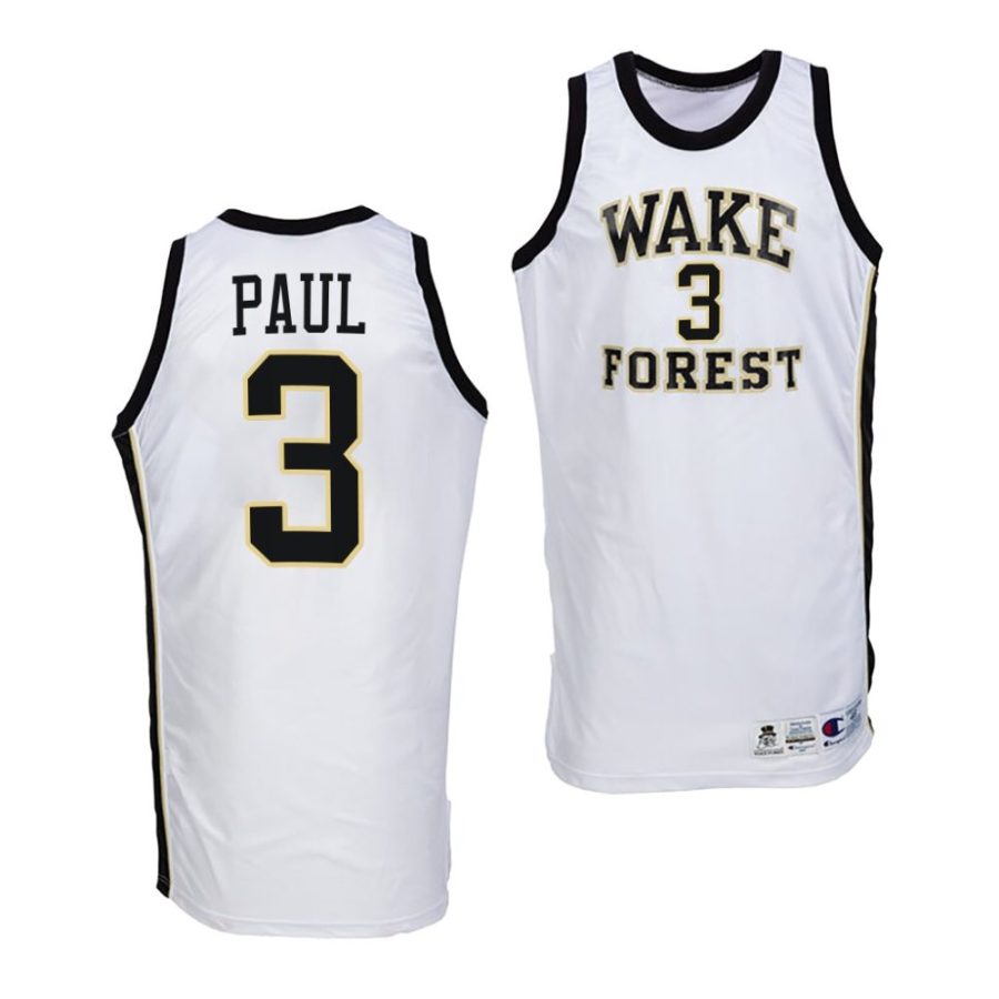 chris paul wake forest demon deacons college basketball throwback jersey scaled