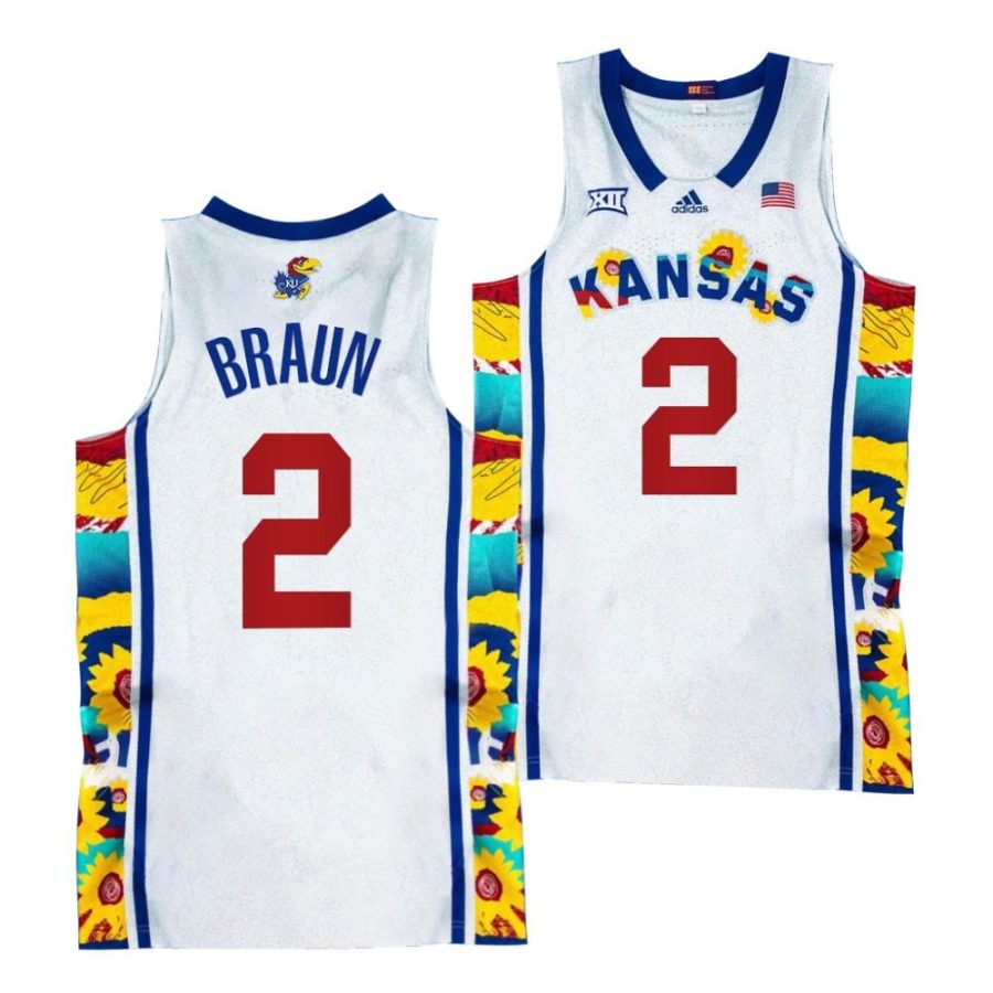 christian braun kansas jayhawks sunflower showdown 2022 basketball jersey scaled