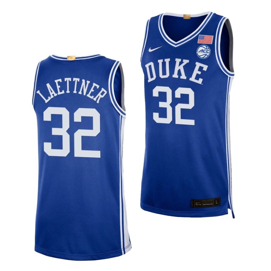 christian laettner royal retired player duke blue devils jersey scaled