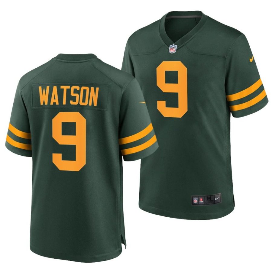 christian watson green bay packers 2022 nfl draft alternate men green jersey scaled