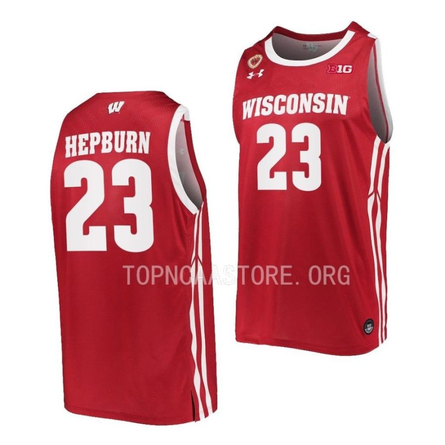 chucky hepburn wisconsin badgers away basketball 2022 23 replica jersey scaled