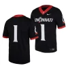 cincinnati bearcats black home football replica jersey scaled