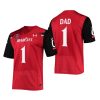 cincinnati bearcats red 2022 fathers day gift greatest dad jersey scaled