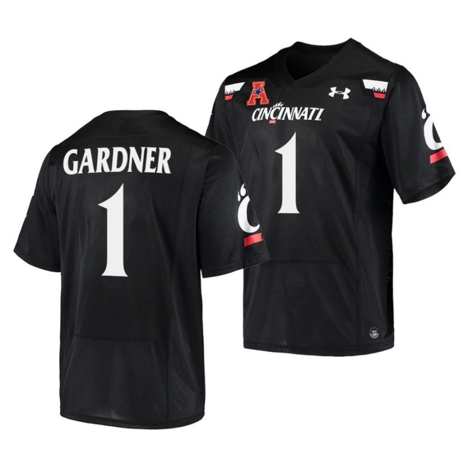 cincinnati bearcats sauce gardner black college football jersey scaled