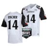 cincinnati bearcats wyatt fischer white 2022 fenway bowl football jersey scaled