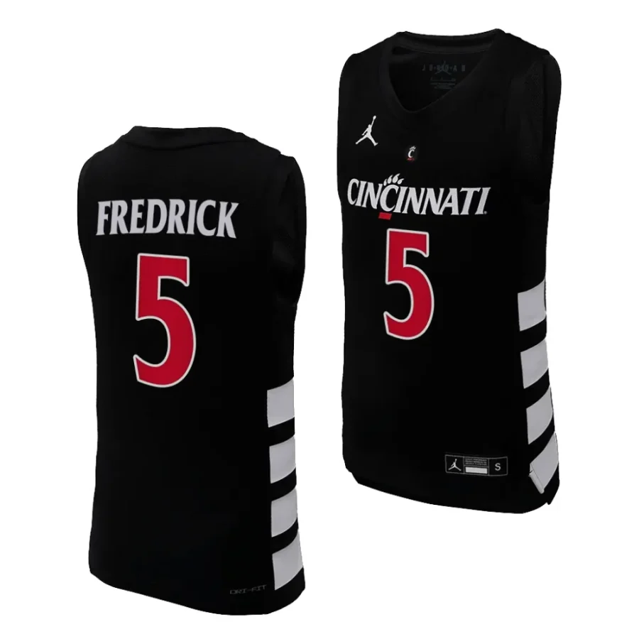 cj fredrick black college basketballreplica cincinnati bearcats jersey scaled