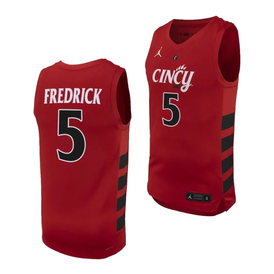 cj fredrick red college basketball 2023 24replica jersey scaled