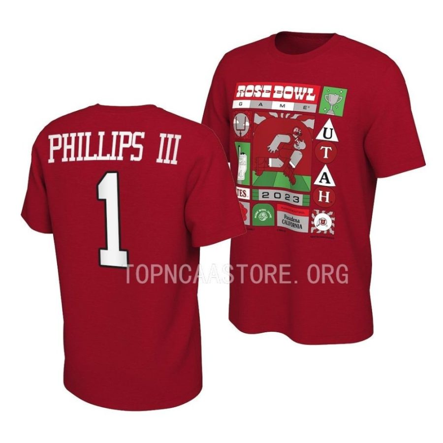 clark phillips iii red 2023 rose bowl illustrated t shirt scaled