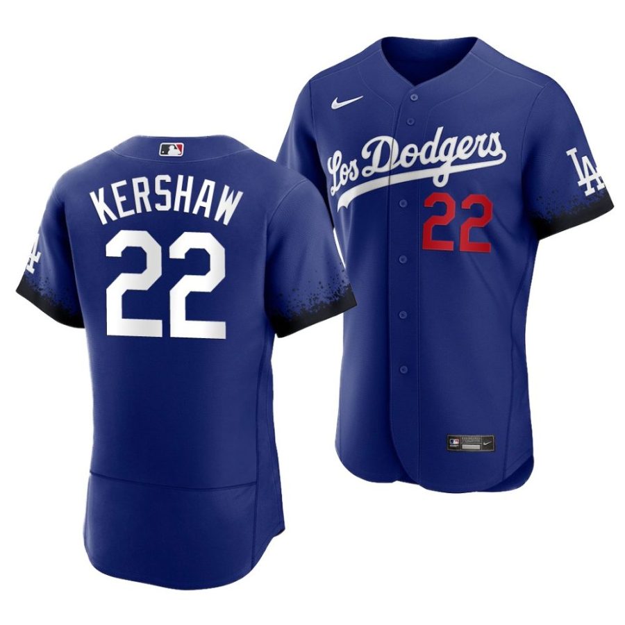 clayton kershaw dodgers 2022city connect men'sauthentic jersey scaled